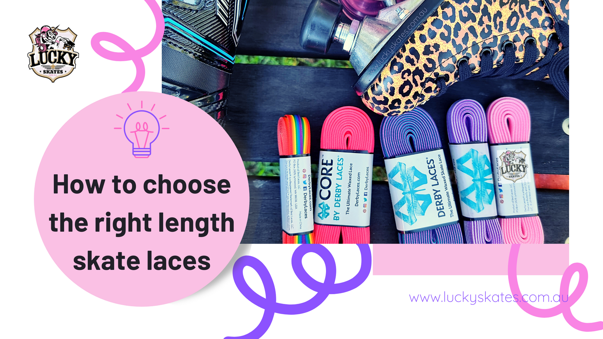 How to choose the right length of skate laces for my roller skates - Lucky Skates
