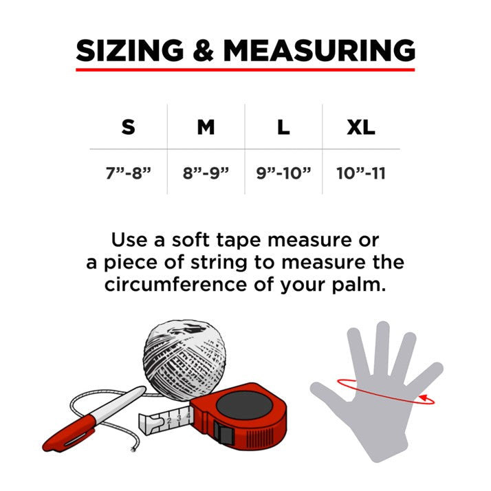 187 Derby Wrist Guards Size Chart - Lucky Skates