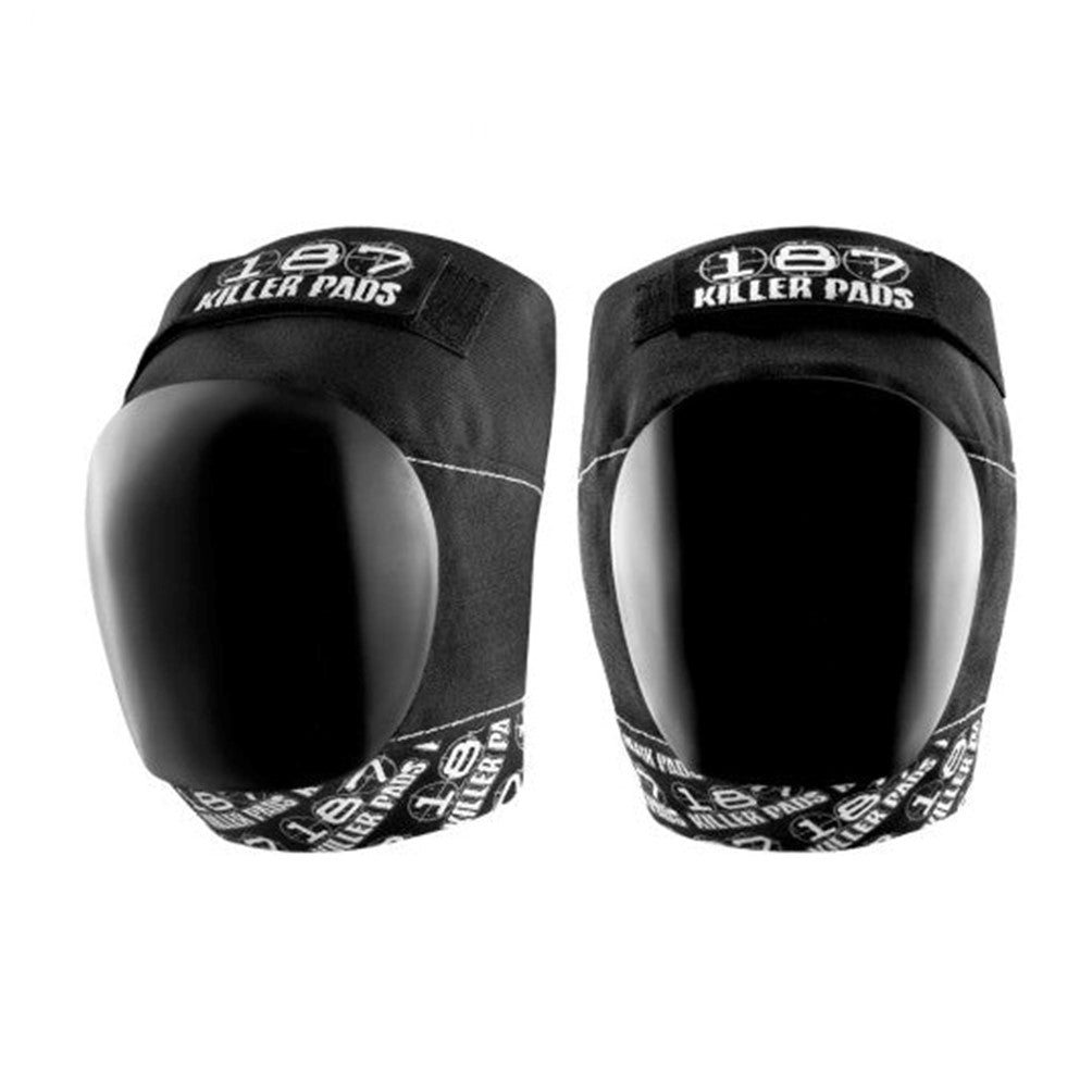 187 Killer Pads Pro Knee Pads Black/White - Lucky Skates