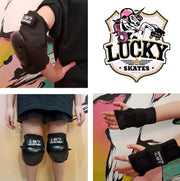 187 Killer Junior Pad Set Black - Lucky Skates