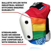 187 Killer Rainbow Slim Knee Pads - Lucky Skates