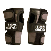 187 Killer Pads Grey Skate Wrist Guards - Lucky Skates