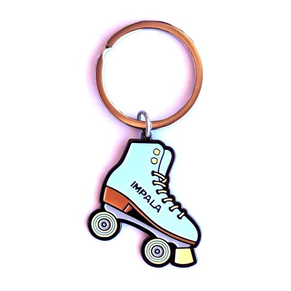 Impala Skate Keyring Sky Blue Lucky Skates Lucky Skates Pty Ltd