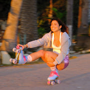 Impala Blue Raspberry Roller Skates Blue Pink - Lucky Skates