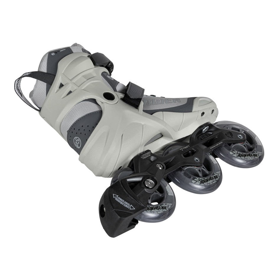 Powerslide Krypton Phuzion Grey 100 Tri Inline Skates Rollerblades - Lucky Skates