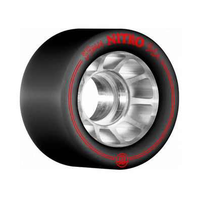 Rollerbones Nitro Wheels Black - 8 pack