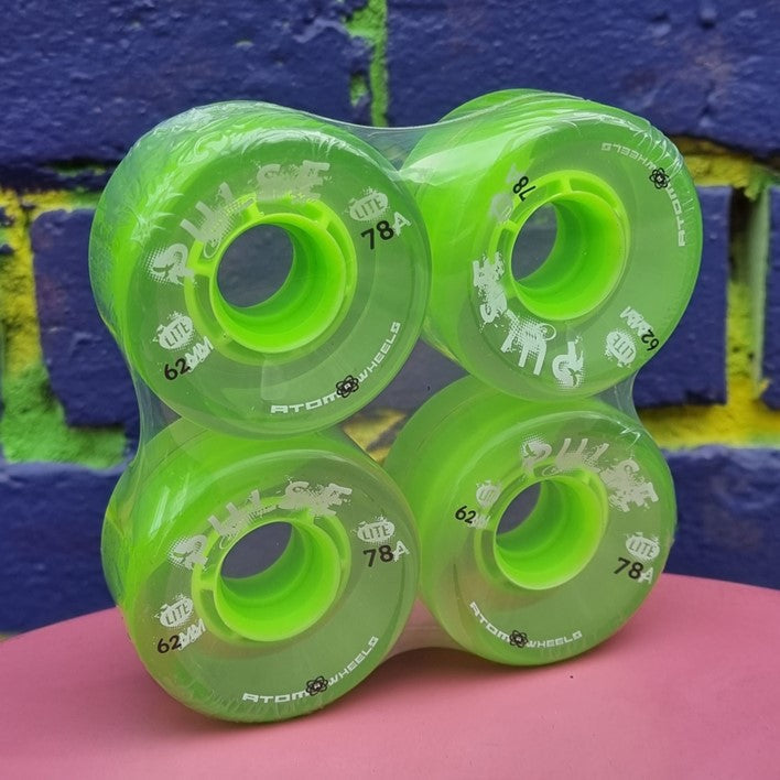 Atom Pulse Lite Outdoor Roller Skate Wheels - 4 Pack - Lucky Skates