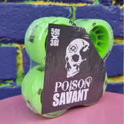 Atom Savant Poison Hybrid Roller Skate Wheels - 4 Pack - Lucky Skates