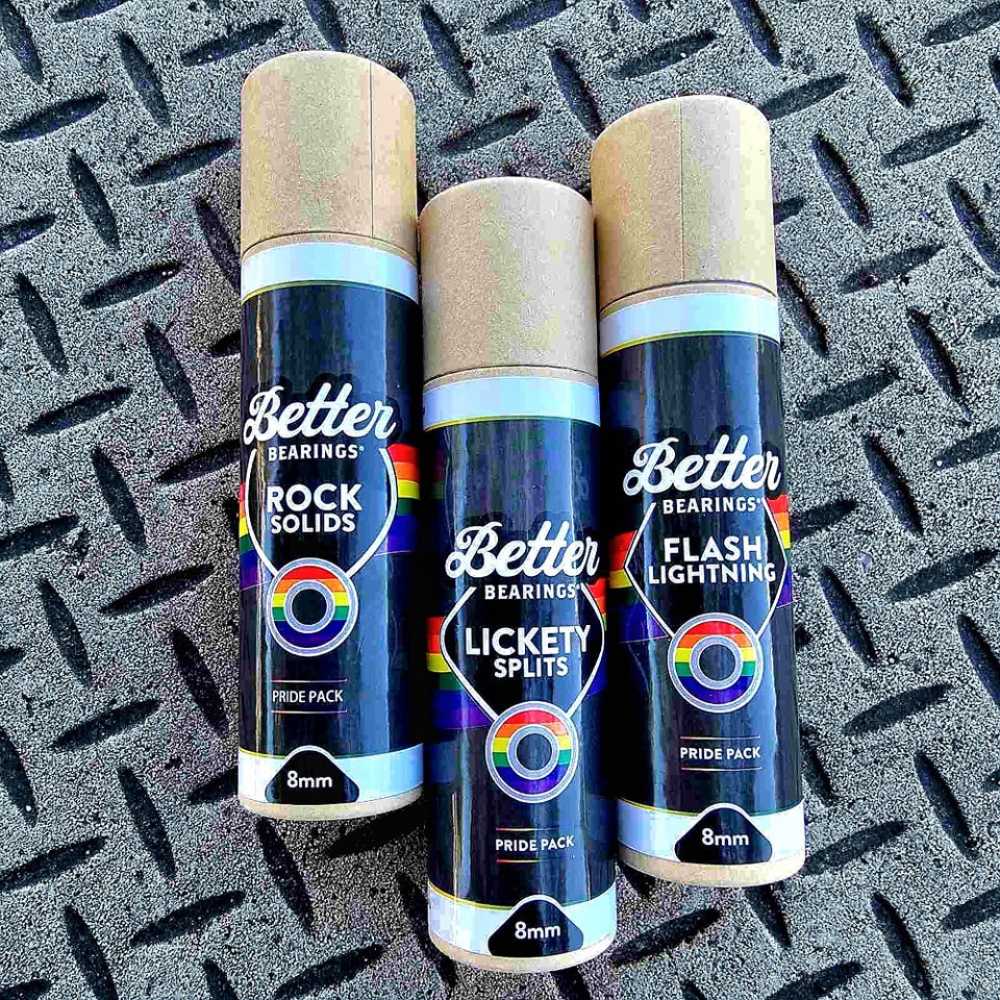 Better Bearings Pride Rainbow Pack Skate Bearings (16) - Lucky Skates