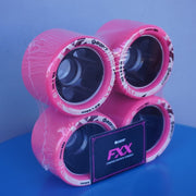Bont FXX Speed Alloy Indoor Roller Skate Wheels Pink 93mm 96A - 4 Pack - Lucky Skates