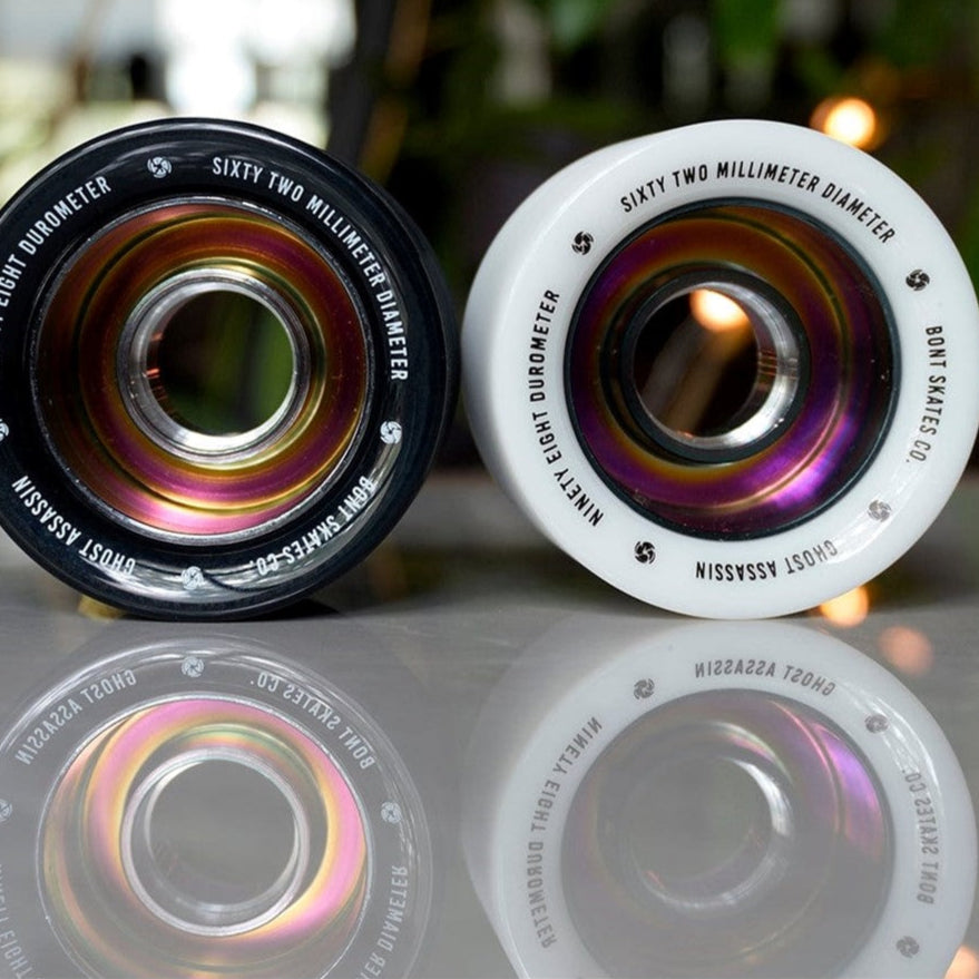 Bont Ghost Assassin Alloy Indoor Roller Skate Wheels 62mm 98A -  Lucky Skates