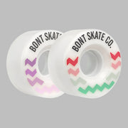 Bont Glide Outdoor Roller Skate Wheels 56mm 78A White - 4 Pack - Lucky Skates