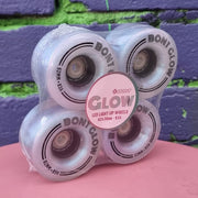 Bont Light Up Glow Angelic Aqua Wheels 83A - 4 pack - Lucky Skates