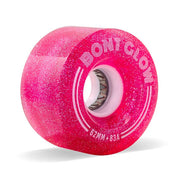 Bont Light Up Glow Love Letter Pink Glitter LED Outdoor Hybrid Roller Skate Wheels 83A 62mm - Lucky Skates