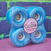 Bont Light Up Glow Tickle Blue Wheels 83A - 4 pack - Lucky Skates