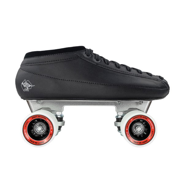 Bont Racer Tracer No Toe Stop  Ballistic Speed Skate Roller Skates Black - Lucky Skates