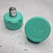 Cherry Bomb Roller Skate Toe Stops Short Stem Teal - Lucky Skates
