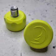 Cherry Bomb Roller Skate Toe Stops Short Stem Yellow - Lucky Skates