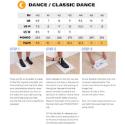 Chaya Classic Dance 24 Roller Skates Siza Chart - Lucky Skates