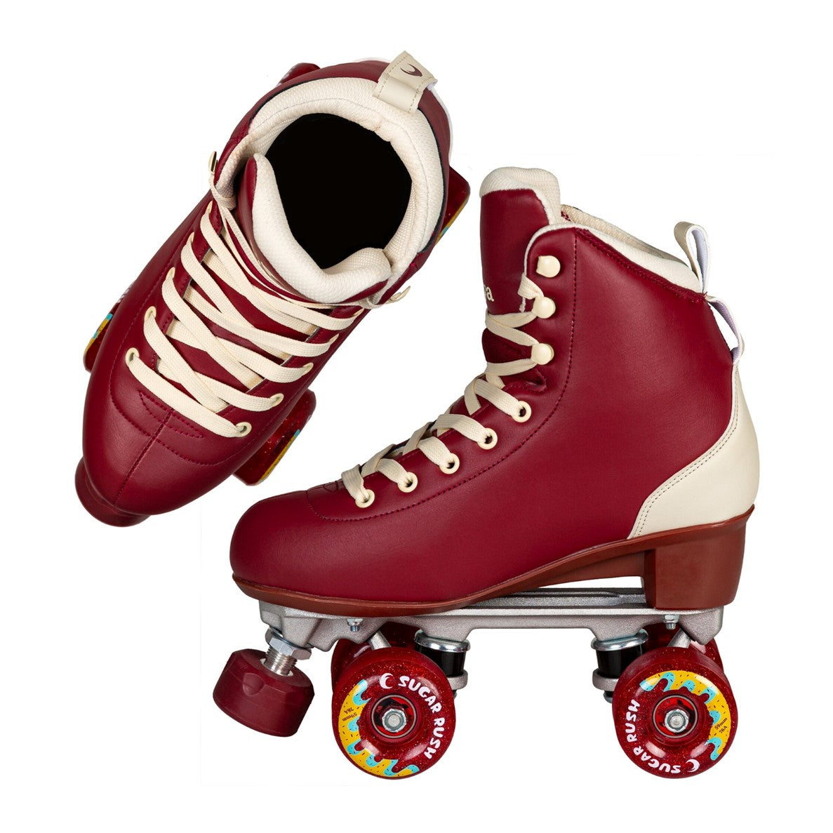 Chaya Cozy Wine Roller Skates Red - Lucky Skates