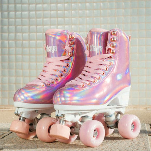 Chaya Melrose Elite Space Holographic Roller Skates Pink - Lucky Skates