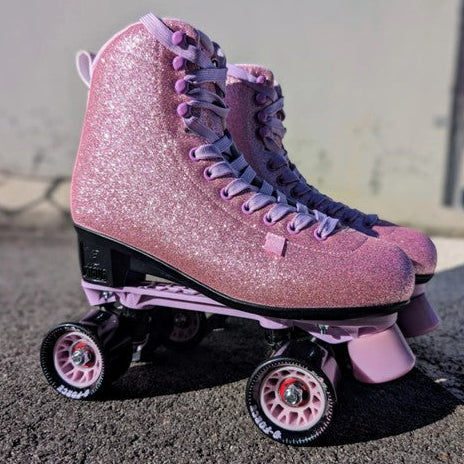 Chaya Melrose Glitter Roller Skates Pink - Lucky Skates