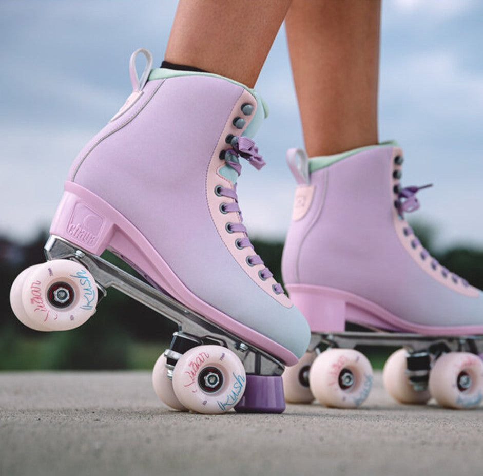 Chaya Melrose Pastel Rainbow Roller Skates - Lucky Skates