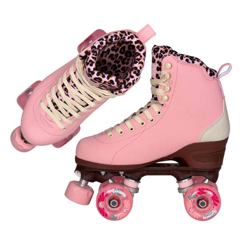 Chaya Miyu Pink Leopard Roller Skates - Lucky Skates