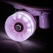 Chaya Light Up Neon Pink LED Outdoor Roller Skate Wheels 65mm 78A - Lucky Skates