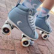 Chaya Vintage Denim Blue Roller Skates - Lucky Skates