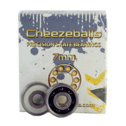 Cheezeballs Swiss Ceramic Skate Bearings White - 16 Pack - Lucky Skates