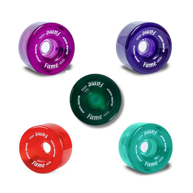 Sure-Grip Fame Clear Coloured Wheels 95A - 8 Pack
