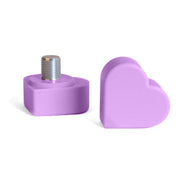 Grindstone Heartstopper Roller Skate Toe Stops Deadstop Love Heart Purple - Lucky Skates