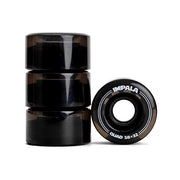 Impala Black Outdoor Hybrid Roller Skate Wheels - 4 Pack - Lucky Skates
