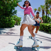 White Ice Impala Roller Skates - Lucky Skates