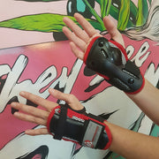 K2 Performance Red Mens Skate Wrist Guards - Lucky Skates