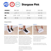 Kids Adjustable Powerslide Phuzion Stargaze Pink Inline Skates - Lucky Skates
