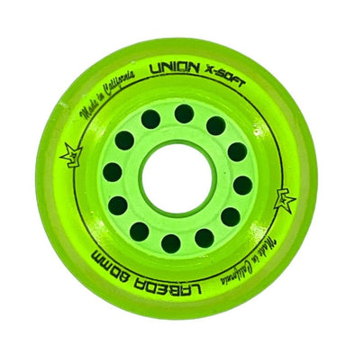 Labeda Union X-Soft Green Inline Wheel 80mm *Last Ones*
