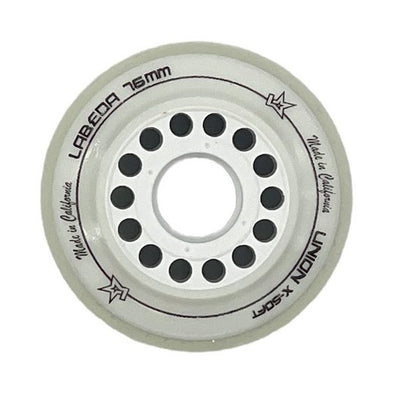 Labeda Union X-Soft White Inline Wheel 76mm *Last Ones*