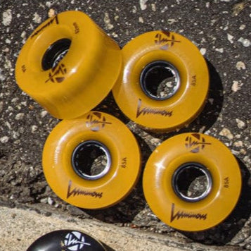 Luminous Light Up Roller Skate LED Roller Skate Wheels Sunray Glow Yellow 62mm 85A - Lucky Skates