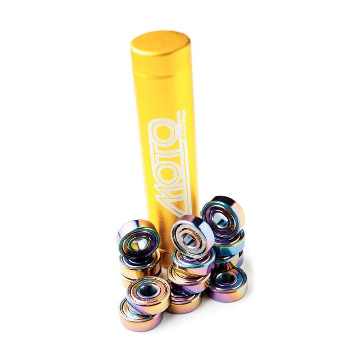 Moto Premium Swiss Skate Bearings (16) - Lucky Skates