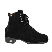 Moxi Jack 2 Roller Skate Lather Suede Boots Black - Lucky Skates