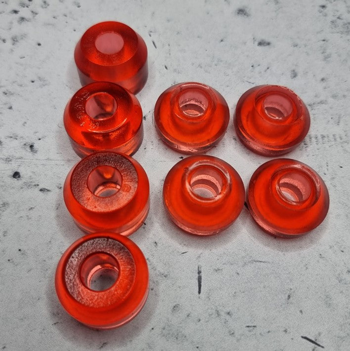Pilot Bionic Roller Skate Cushions/Bushings Red Medium - 8 pack - Lucky Skates