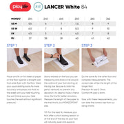 PlayLife Lancer 84 White Inline Skates - Lucky Skates