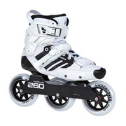 Powerslide HC Trinity Evo Pro White 110 Carbon Inline Tri  Skates - Lucky Skates