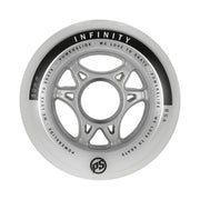 Powerslide Infinity II White Inline Skate Wheel 80mm 85A - 4 Pack - Lucky Skates