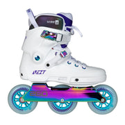 Powerslide Next Miriam Fatmi Trinity 100 Pro Skates Inline Tri Skates White - Lucky Skates