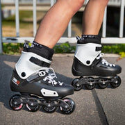 Powerslide Urban Zoom Pro Black White 80 Inline Skates - Lucky Skates
