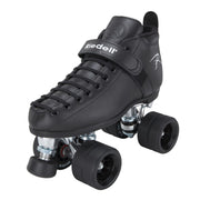 Riedell Vixen Leather Speed Derby Roller Skates Black - Lucky Skates