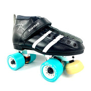 Riedell 265 Reactor Neo Leather Derby Speed Low Cut Roller Skates - Lucky Skates